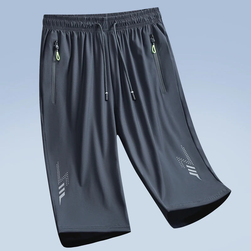 Capilorix men's 3XL quick dry jogging shorts, lightweight breathable summer sports bottoms, perfect for running and beach activities.