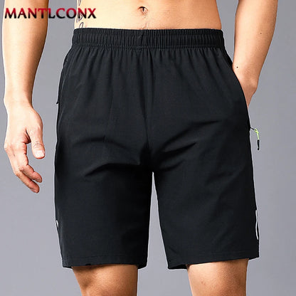 Capilorix men's 3XL quick-dry jogging shorts, lightweight breathable summer sports bottoms for running and beach activities.
